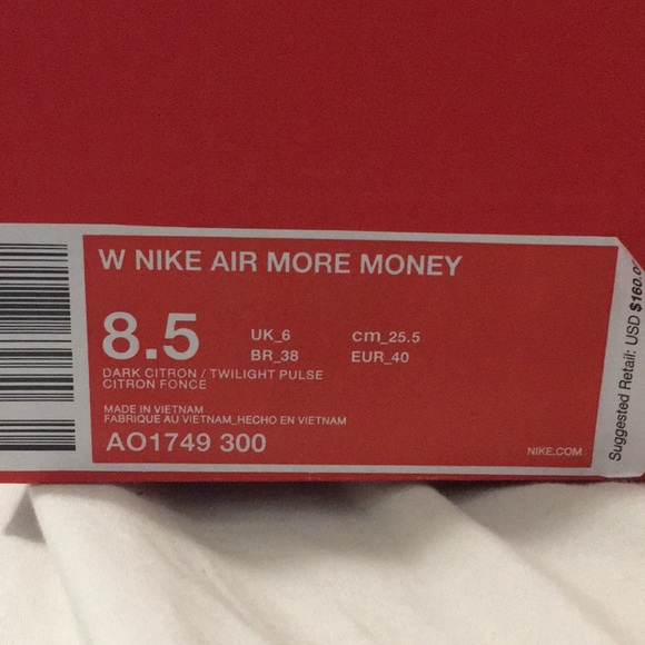 W Nike air more money - Picture 9 of 10